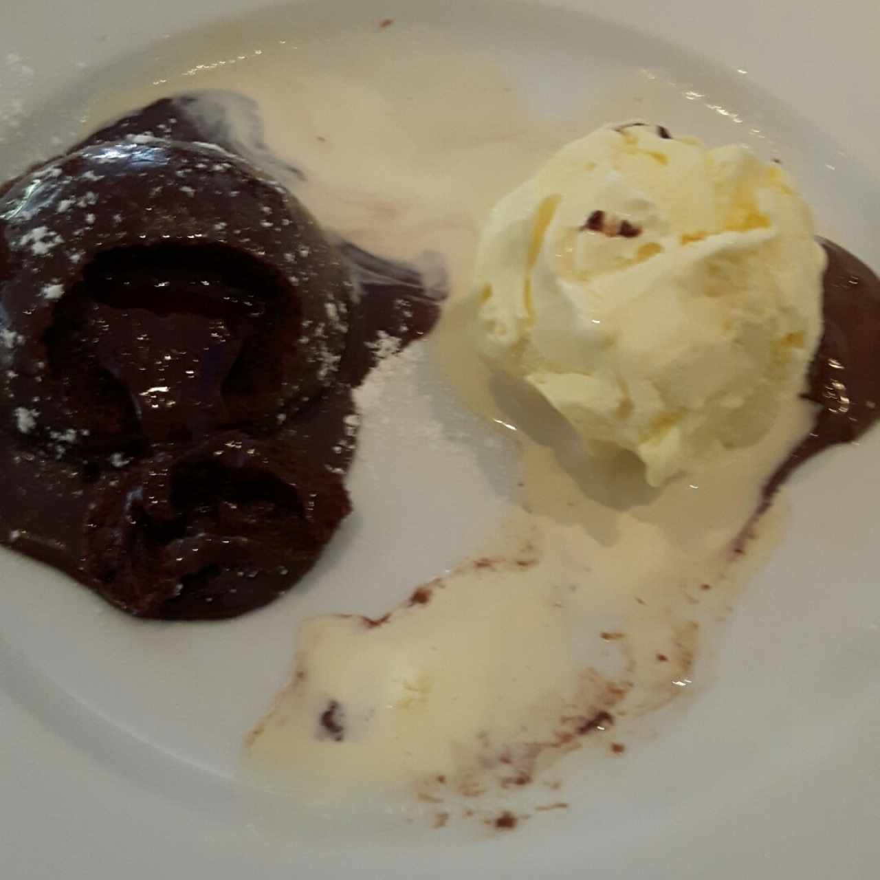 souffle de chocolate