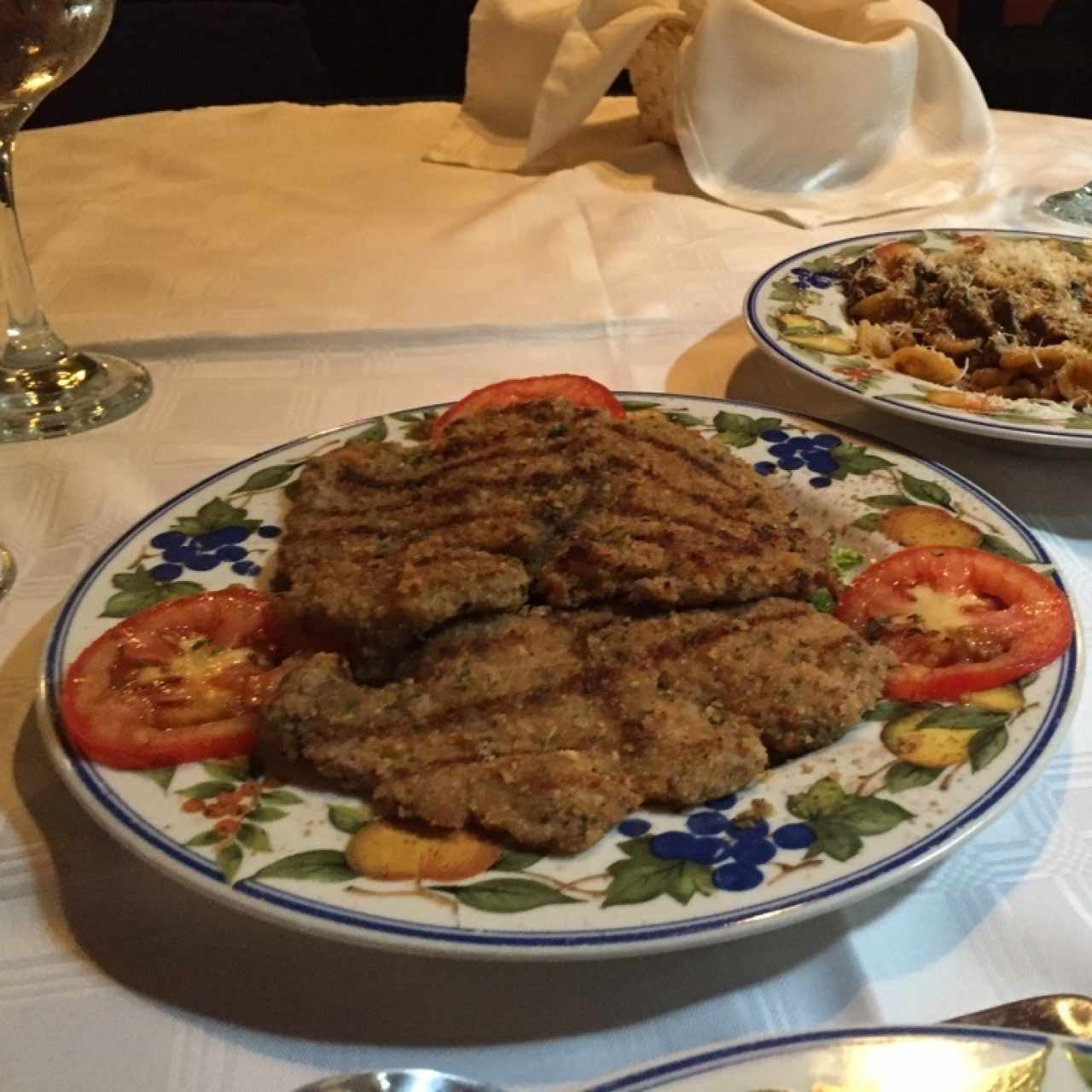 Ternera empanizada. Deliciosa.