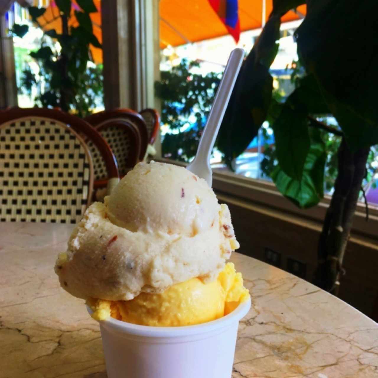 Helado de parchita y ...